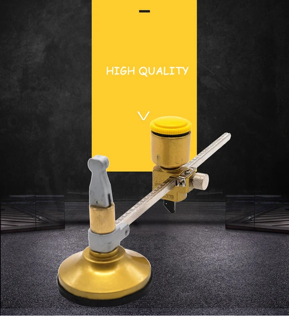 Fydun Taglierina Circolare Per Vetro - 6 Lame Regolabili, Diametro 5.5cm, Cerchio 40cm | Perfetta Per Fai Da Te E Professionisti - Foto 11