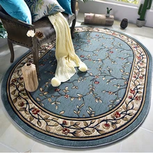 Импортные индейки американский стиль овальные ковры для гостиной кофе ковер напольный прикроватный коврик спальни ковры Европейский современный ковер