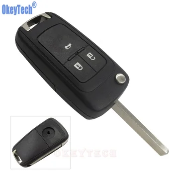 

OkeyTech Remote Car Key Case for OPEL Insignia Astra Zafira Mokka Agila Corsa Meriva Signum Tigra Mando for Chevrolet Cruze