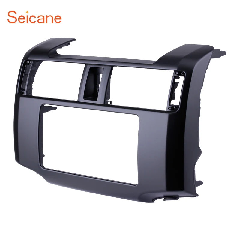 

Seicane Double Din Car Radio Fascia Stereo Dash Kit Face Plate Panel Frame For 2012 Toyota 4 Runner Refit Bezel