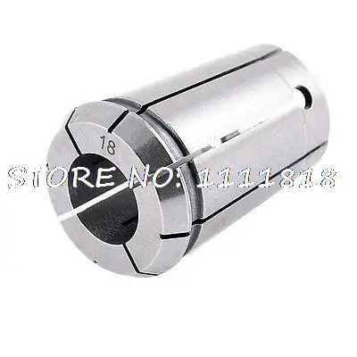 

Milling Chuck Hardware Part 18mm Clamp Diameter Spring Collet 2.04" Silver Tone