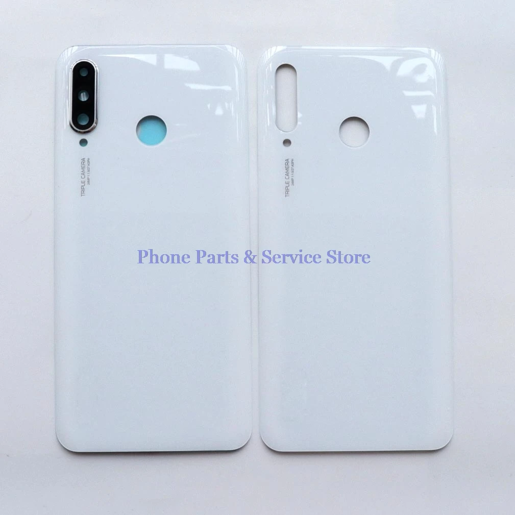 Для huawei P30 Lite Крышка батарейного отсека задняя стеклянная панель с объективом для камеры+ клей P30Lite Задняя стеклянная Задняя панель для телефона