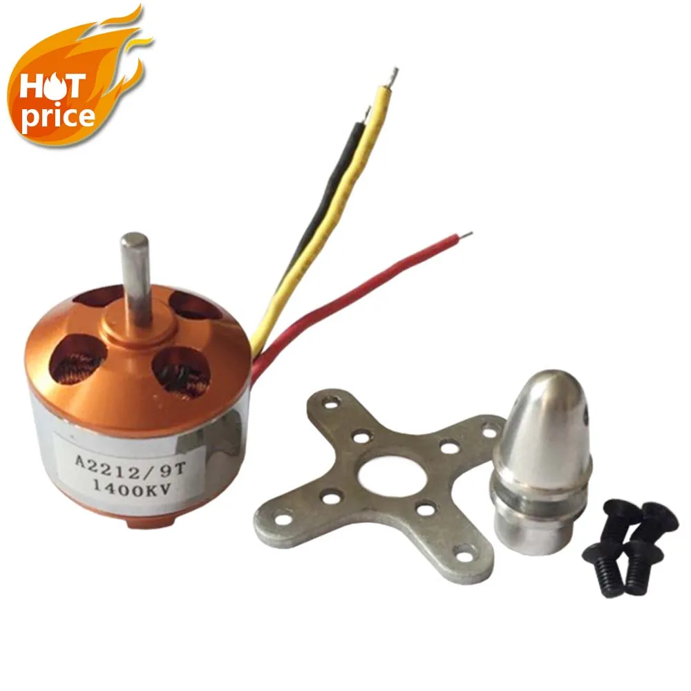 

1 Set Brushless Outrunner 1400KV A2212 Motor for 4 Axis Multi Quadcopter UFO New