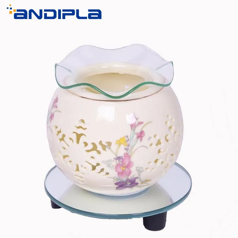 

220V Touch sensor Electric Fragrance Lamp Dimming Essential Oil Lighting Diffuser Aromatherapy Burner Furnace SPA Home Decor New