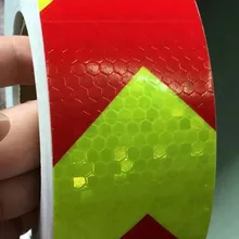 Дорожное движение строительный сайт грузовик стрелы направляющий квадратный мигающий отражающий клейкие ленты