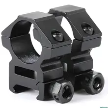 2 шт. 1 дюймов 25,4 мм средний профиль кольцо 21 мм Пикатинни Крепление для прицела рейку