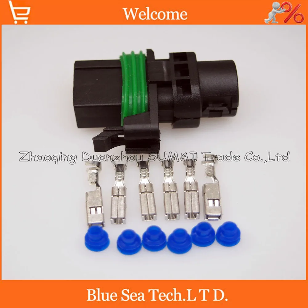 6 Pin 211pc063s0003 3.5mm Fci Female Headlight Plug Connector For Vw