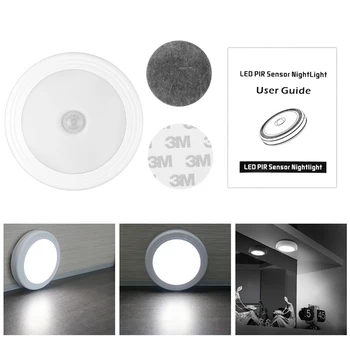 

Night Light Magnetic Infrared IR Bright Motion Sensor Activated Wall Lamp Auto Operated For Hallway Pathway LED Sensor Light