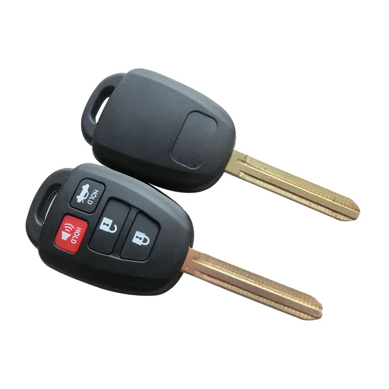  FCC ID: GQ4-52T Uncut Remote Key Fob Mit 3144 mhz + G/H Chip 3BTN 4BTN Fit Für Toyota RAV4 2013 -20