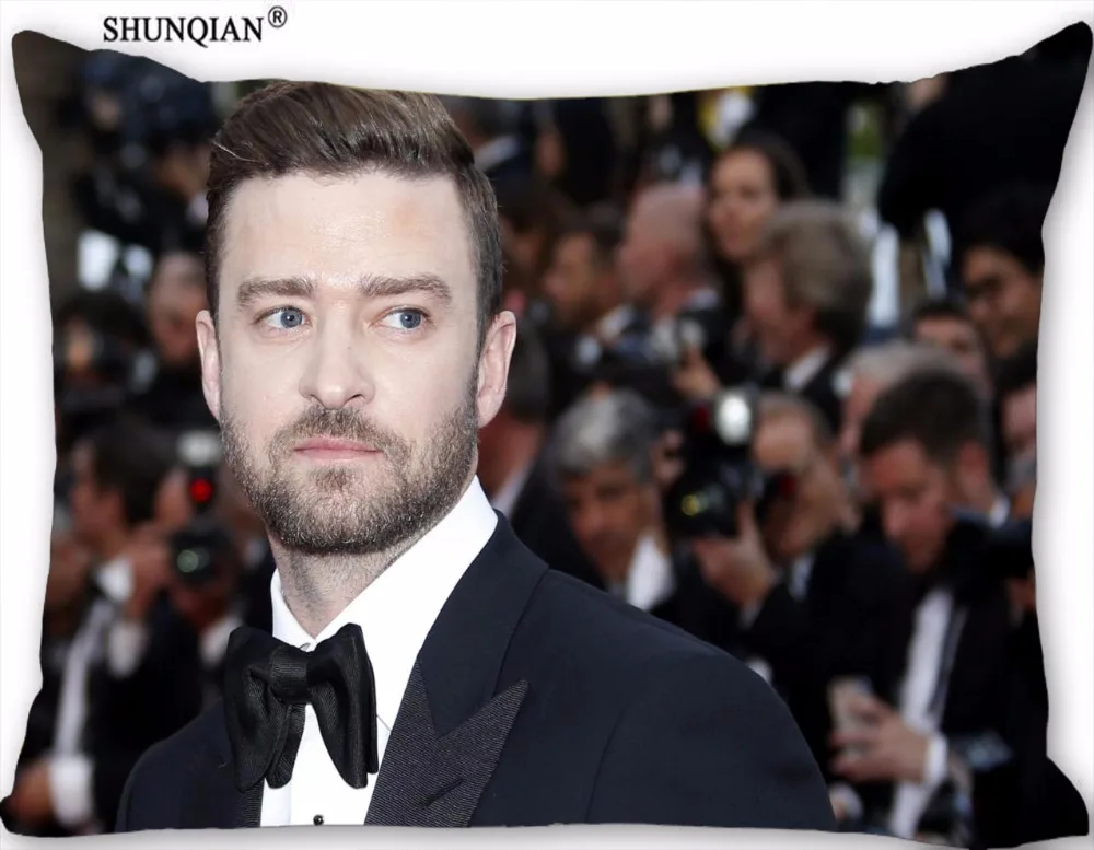 New Custom Justin Timberlake Pillowcase Zippered Rectangle Pillow