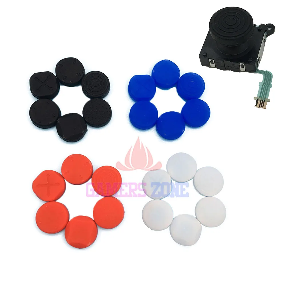 

1set=6pcs Silicone Grip Analog Joystick Cap Cover For Sony PS Vita PSV Console 1000 2000 Buttons