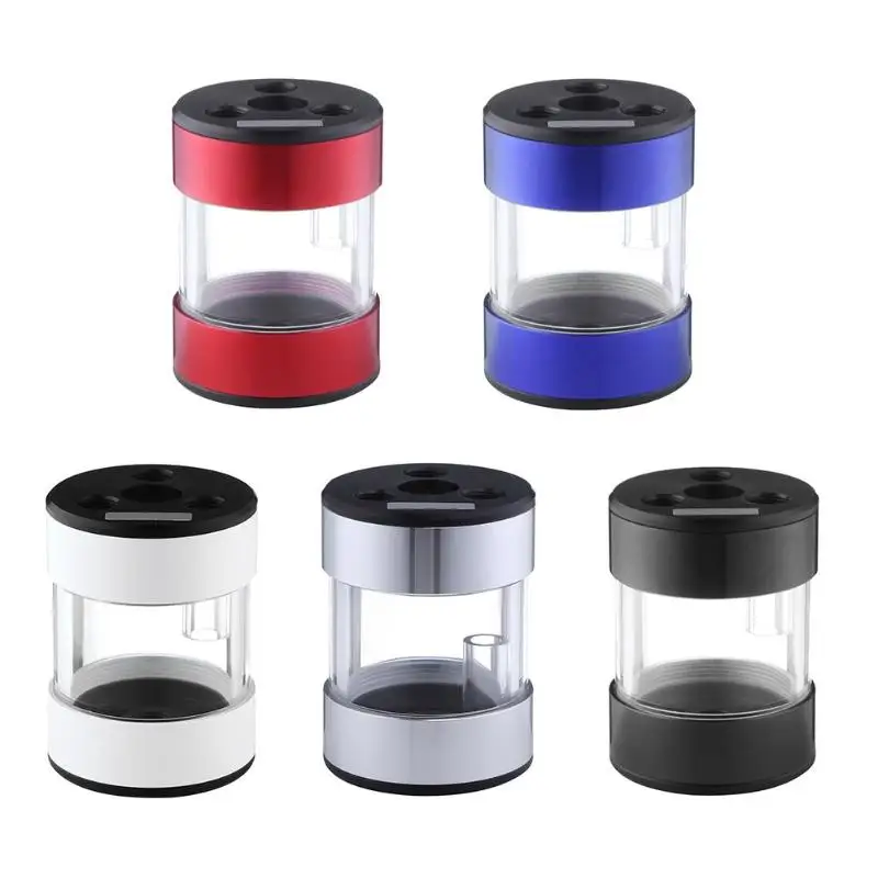 buy ALLOYSEED 80mm G1/4 Thread Cylinder Water Cooling Reservoir Water Tank for PC Water Cooling