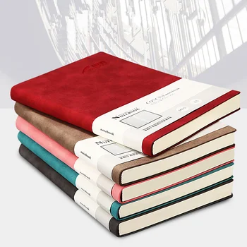 Journal Notebook stationery Leather business meeting record A5 Paper Diary Notepad Planners School agenda Gift office