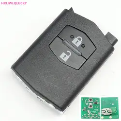 HXLIWLQLUCKY Замена 2 кнопки M3 удаленный ключевой 433 мГц для Mazda 3 серии ключ бесплатная доставка