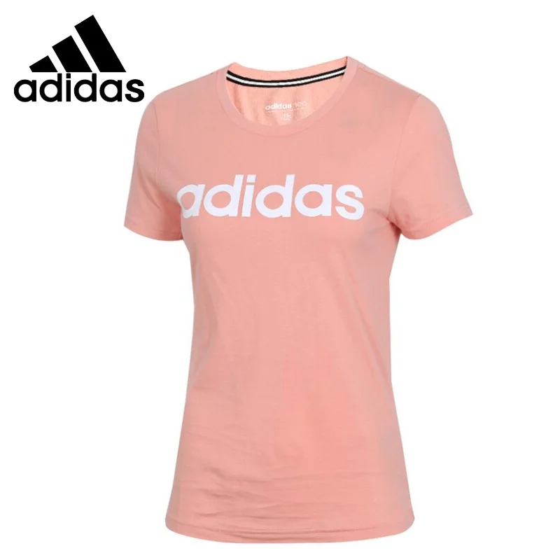 Nueva camiseta Original Adidas NEO W CE para mujer, ropa deportiva de manga corta Nueva camiseta Original Adidas NEO W CE para mujer, ropa deportiva de manga corta