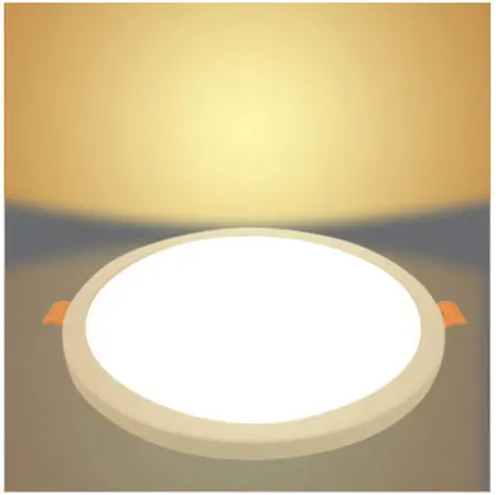 LED Panel Lights Ultrathin Surface Downlight 6W 8W 15W 20W 220V Square Round Panel Light White/Warm Indoor Bedroom LED Light