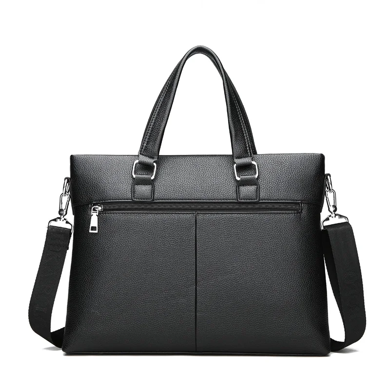 FEIDIKABOLO Men\'s Handbag New Fashion Computer Business Bag Leisure Large Capacity Briefcase Famous Brand Leather Men Bag Casual