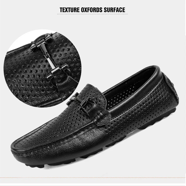 men leather loafers slip on driving shoes (5)