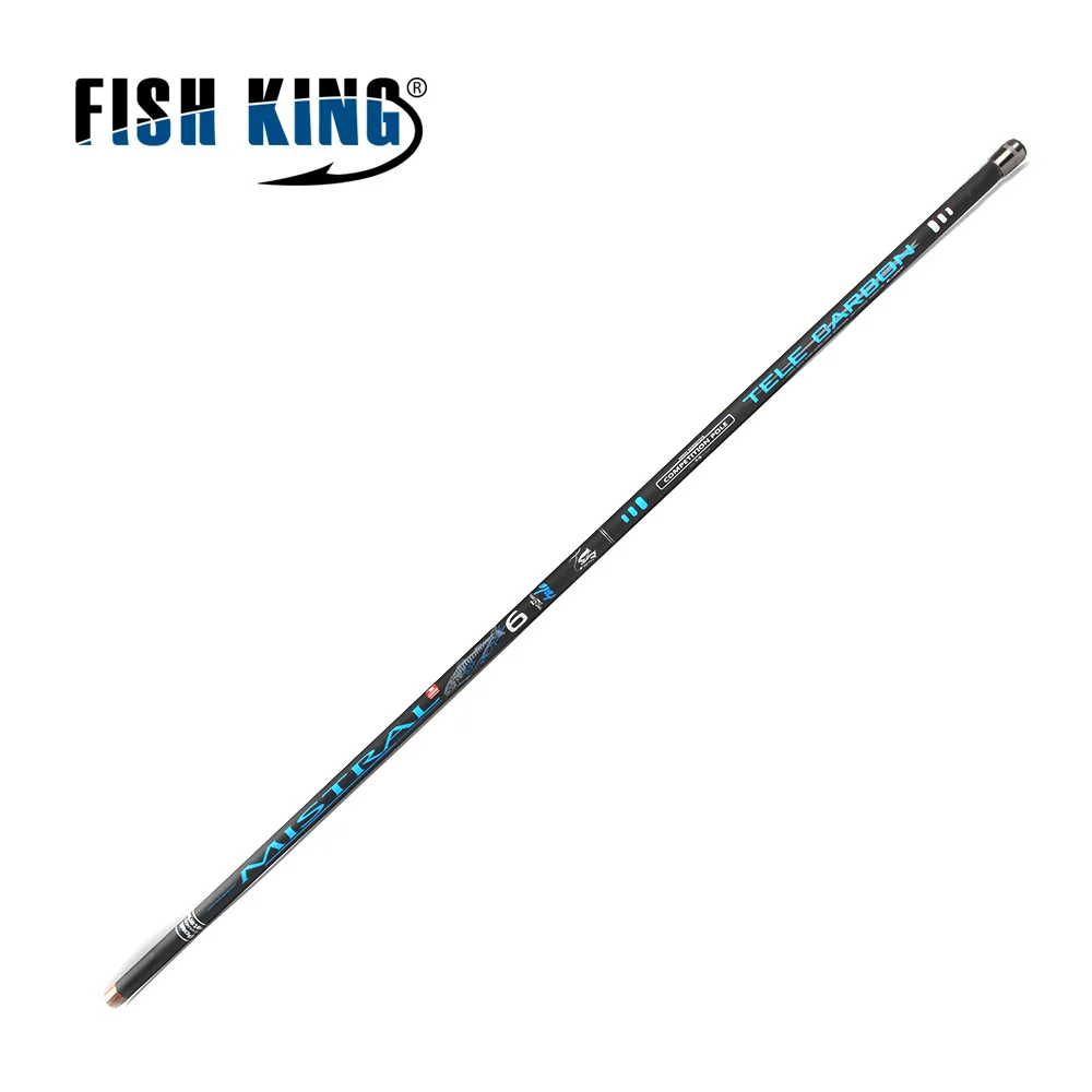 FISH KING карбоновая удочка с. Вт 10-30 г 99% углерод 5-7 секс стандарт 5 м 6 м 7 м Длина сжатия 128 см