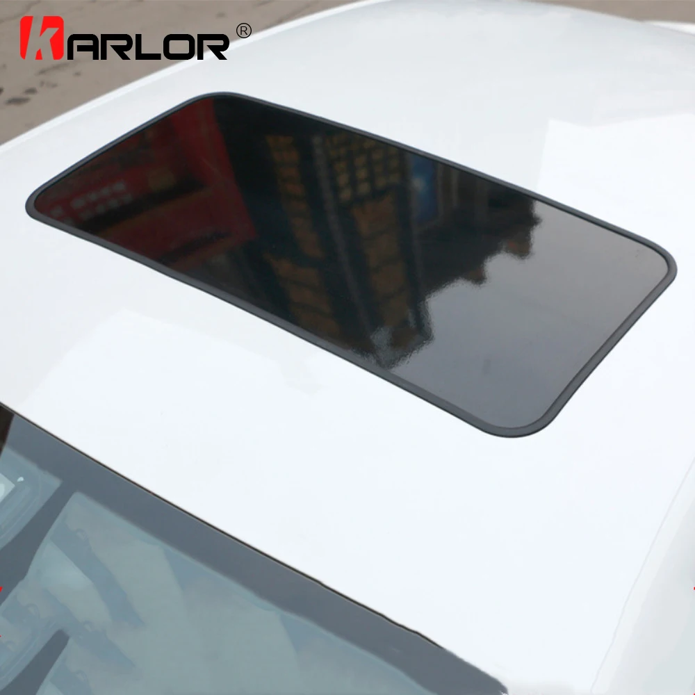 Глянцевые Наклейки из виниловой пленки для крыши автомобиля 79x38 см ПВХ Защитная