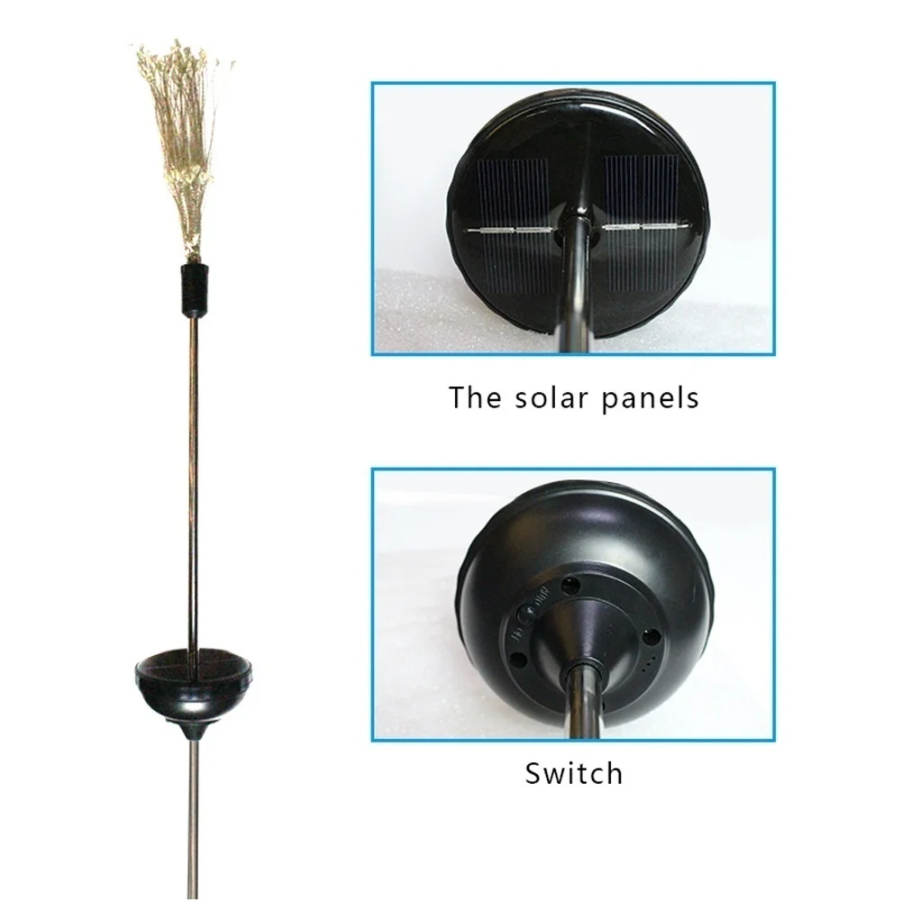 New Garden Solar Firework Light with 8 Lighting Modes String Outdoor Patio Pathway Decor Lights Christmas Lawn Decoration light