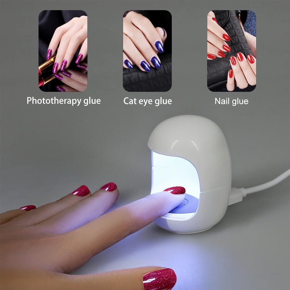 3 Вт УФ-светодиодный светильник для сушки ногтей одна лампочка на палец в форме яйца Гель-лак для ногтей сушилка умный сенсорный гель-светильник для ногтей