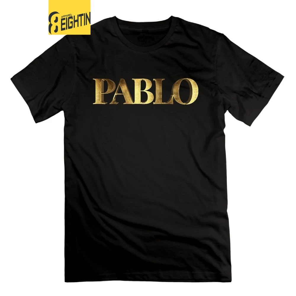 

Eightin Pablo Escobar Gold T-Shirt Printed Round Collar 100% Cotton Present Tees Short Sleeves T Shirt Simple Style Men