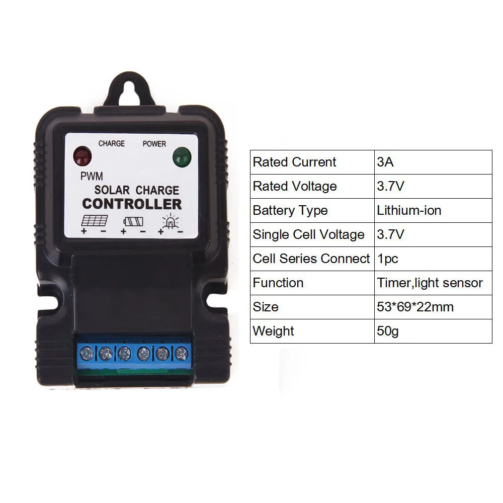 12/24V Солнечный Зарядное устройство контроллер PWM 10A 3A 6V 18650 литий-ионный LiFePO4 Батарея регуляторы зарядного устройства PV