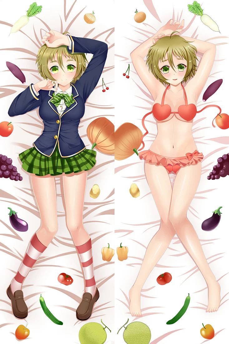 2018 July Japan Anime Nourin Kinoshita Ringo & Nakazawa Minori Dakimakura Чехол для подушки обнимающего тела чехол