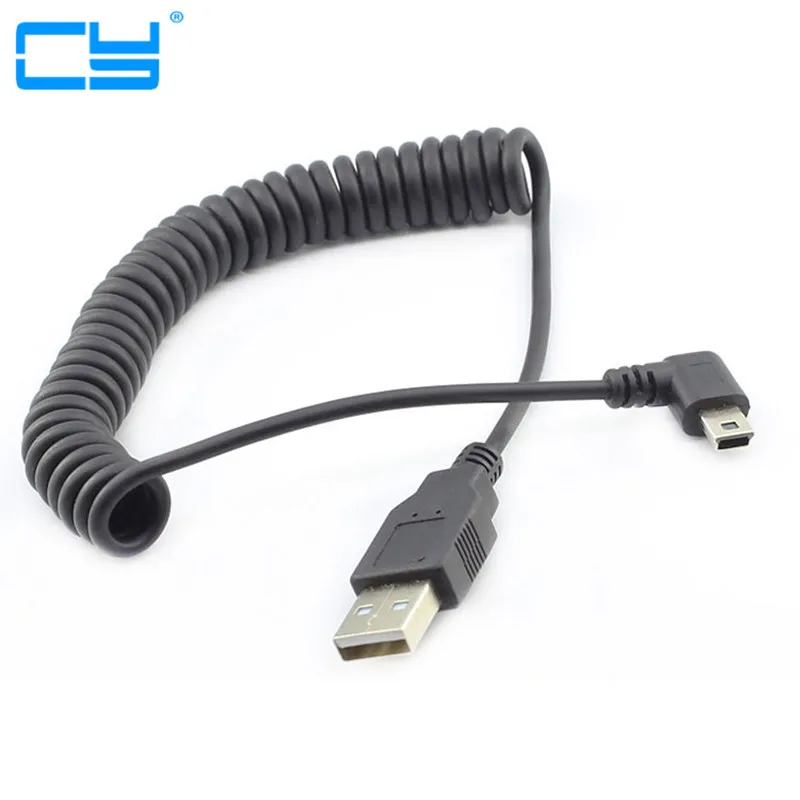 90 градусов локоть USB мини линия передачи данных T тип порт пластина для MP3 MP4