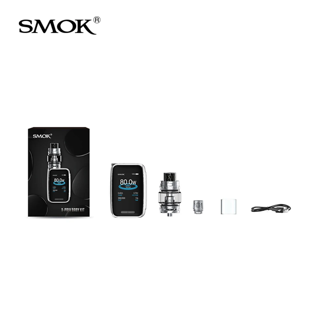 Оригинальный набор SMOK X Priv для малышей 80 Вт встроенный аккумулятор 2300 мА · ч бак V12