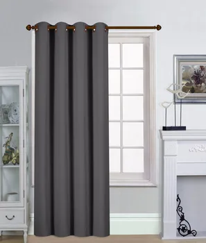 

Thermal Insulated Blackout Curtain with Tieback, Single Panel