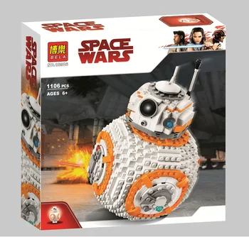 

Bela 10906 Star Wars Series Interstellar Detector BB-8 Building Block 400pcs Bricks Toys