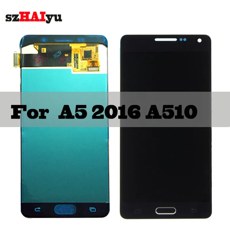 

SZHAIYU Touch Screen Digitizer For Samsung Galaxy A5 2016 A510 A510FN A510F A510M LCD Display 1920x1080 5.2'' AMOLED LCD