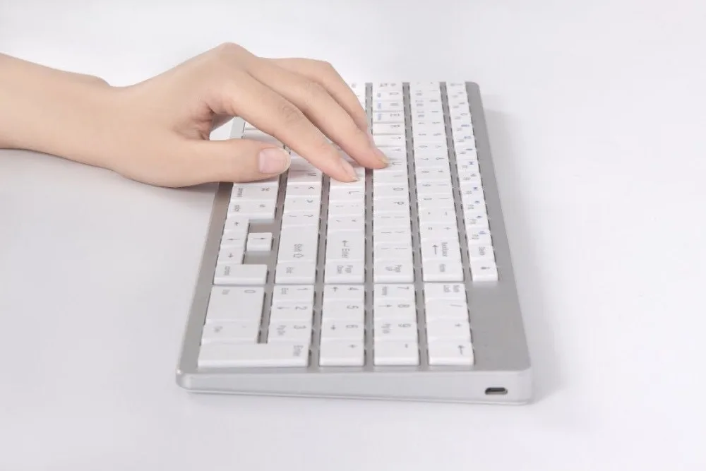 

Aluminum Alloy Bluetooth Keyboard for ipad pro for macbook air desktop keyboard wireless Bluetooth keyboard for imac air
