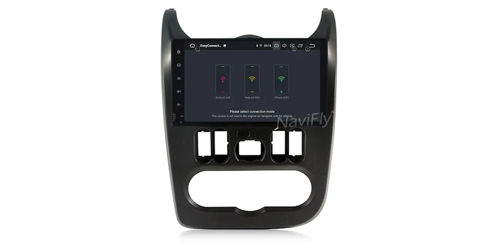 Sale Android 9.0 Car Radio For Duster Dacia Logan Sandero GPS Navigation Wifi Multimedia Autoaudio Steering Wheel 14