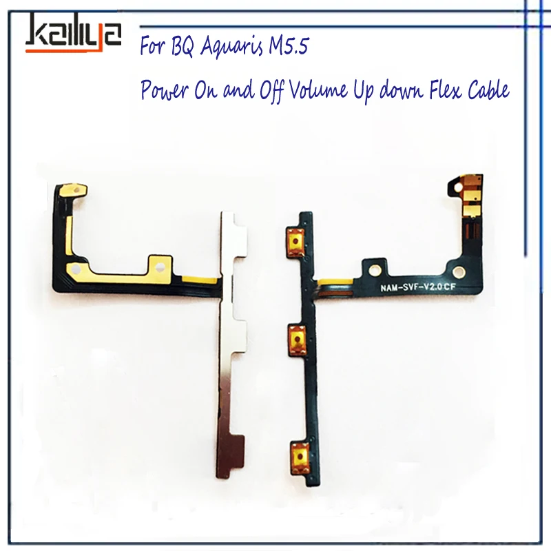 

High Quality NEW For BQ Aquaris M5.5 Power On and Off Volume Up down Flex Cable Replacement Parts