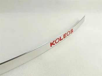

Car Styling Stainless steel Rear door License Tailgate bumper Cover Frame plate trunk trim For Renault Koleos 2017 2018 2019