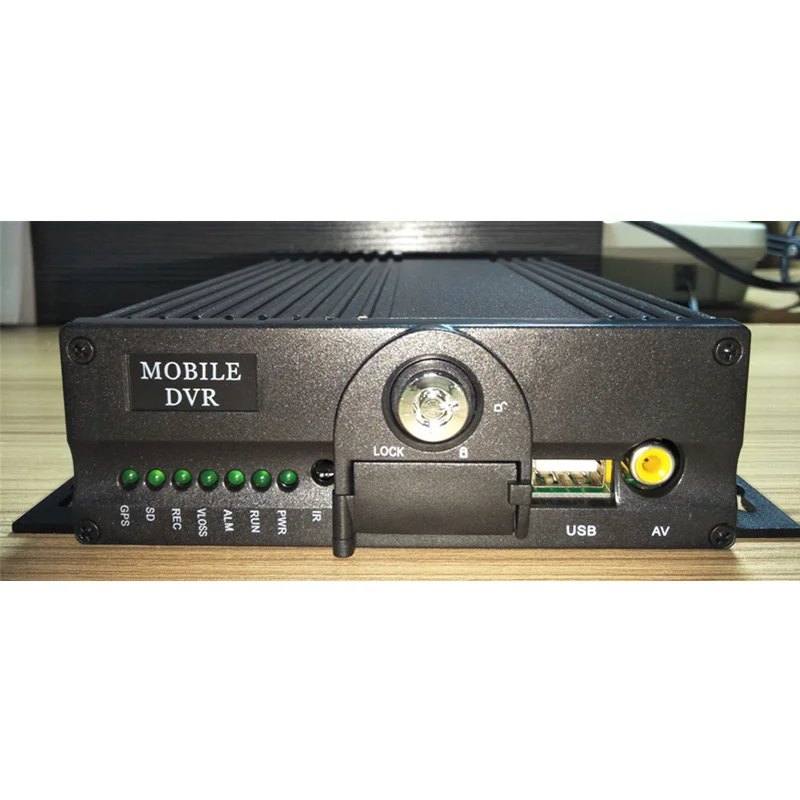 GPS mocile dvr 4 полосный двойной SD карта бортовой видеорегистратор 4G MDVR миллион HD 4CH