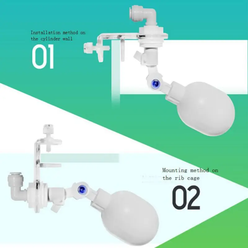 Аквариумный поплавковый клапан отключение автоматической подачи заполнения аквариума фильтр для воды рулевой шаровой разъем система обратного осмоса