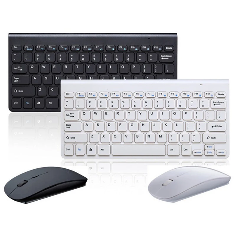 

2.4G Mini Wireless Keyboard Mouse Set Combo Portable Multimedia Laptop Computer Wireless Keyboard for PC Desktop Notebook Mac TV