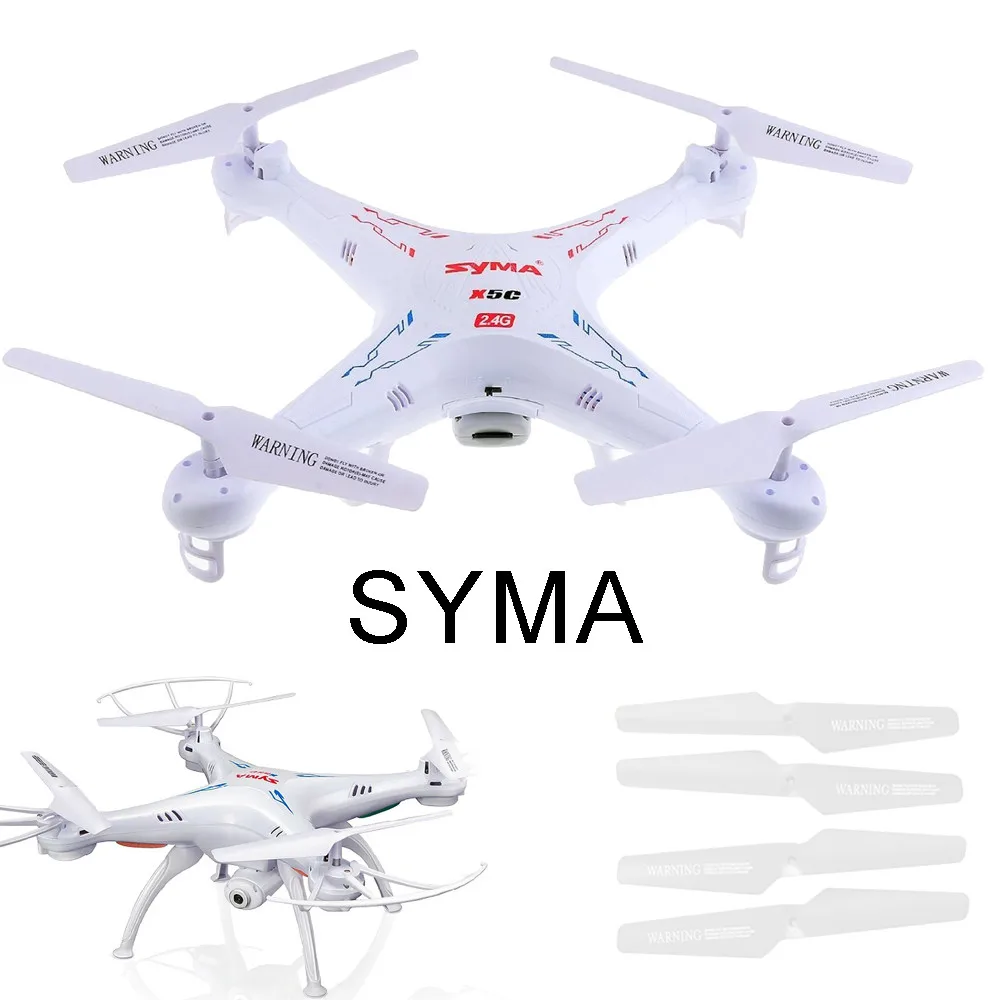 4 шт. пропеллеры для Syma X5C X5SC X5SW авиационные пропеллеры лезвия аксессуары запасная часть Прямая 0207#2