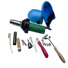 Виниловый пол горячего воздуха сварочный комплект с 110 в пластиковый тепловой пистолет+ 110 В нагревательный элемент и аксессуары для полиэтилен высокой плотности TPO крыша из ПВХ WELDIN
