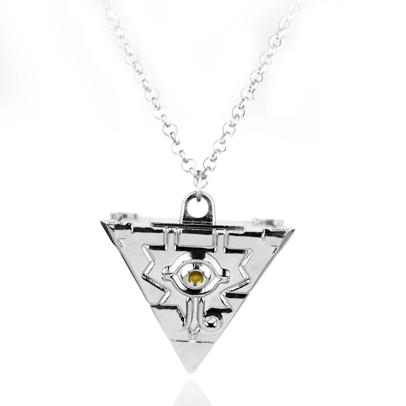 Hot Anime Yu-gi-oh Ygo Millenium Puzzle Yugioh Yugi Millennium Pendant Necklace for Women and Men Jewelry Accessories Gold NuNuNaNa