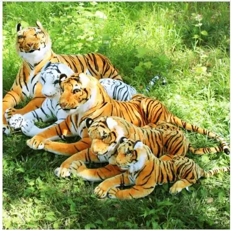 Ultra-realistic Simulation Tigers Baby Stuffed Birthday Gift Children Plush Toy Christmas Doll