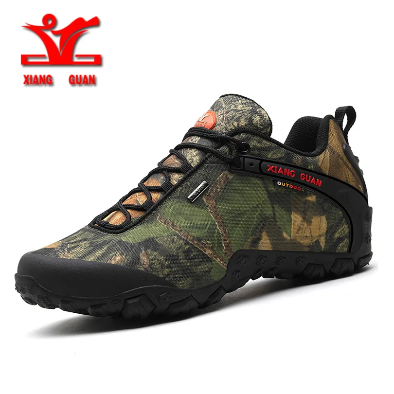 XIANGGUAN/2019 г. Уличная походная обувь для мужчин Военная камуфляжная Низкие