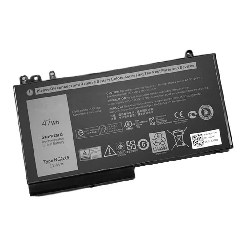 7 XINBOX натуральная 11,4 V 47Wh NGGX5 ноутбук Батарея для DELL Latitude E5270 E5470 M3510 E5570 E5550 RDRH9