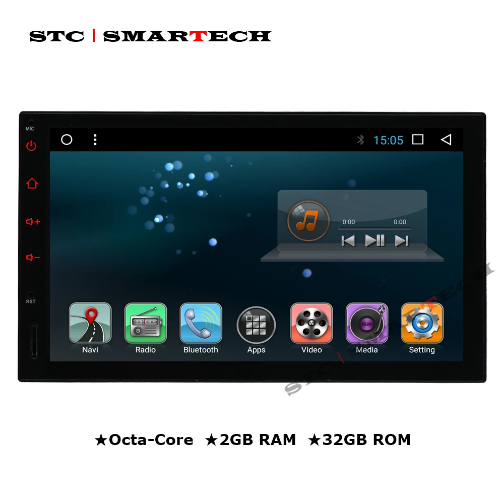 

SMARTECH 1 Din 2 Din Android 7.1.2 OS 7 inch Octa Core 2GB RAM 32GB ROM Car Radio GPS Navigation Autoradio System Car Multimedia