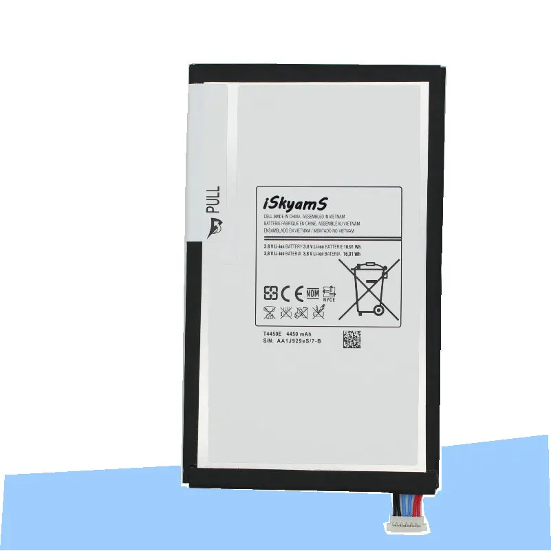 ISkyamS 1x4450 mAh T4450E запасная батарея для Samsung Galaxy Tab 3 8 0 T310 T311 T315 SM E0288 E0396