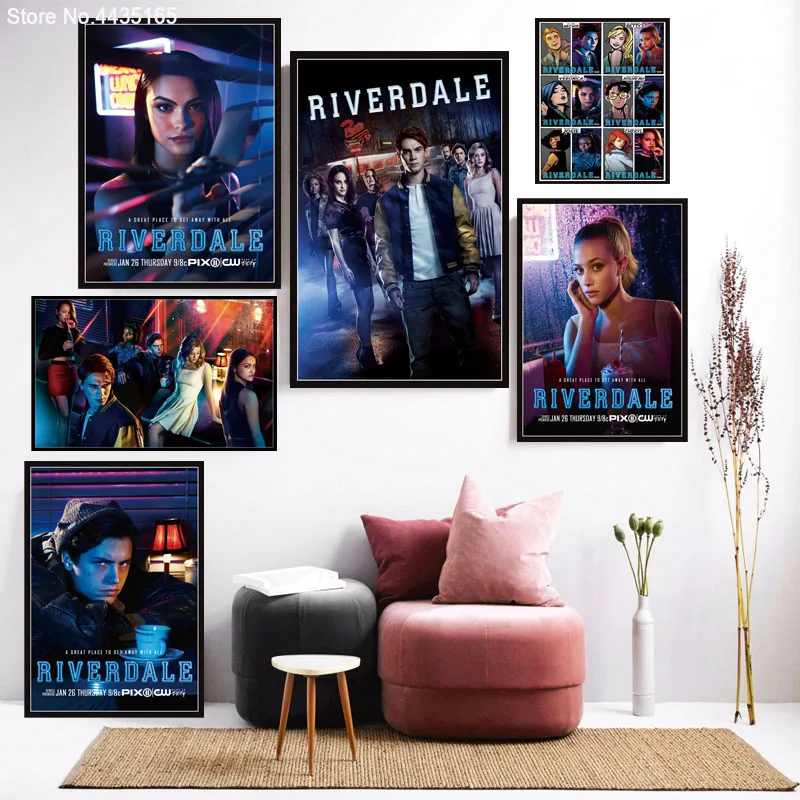 

Riverdale Movie Poster Hot New Movie Posters and Prints Wall Art Picture Canvas Painting Decoration for Living Room Home Decor